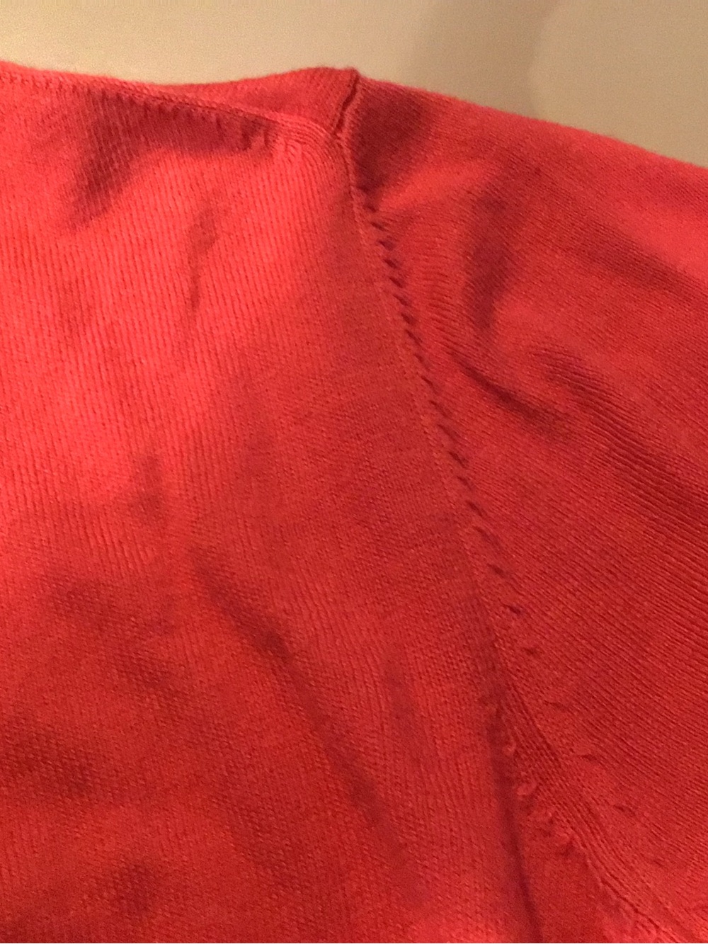 Banana Republic Scoop Neck Tee in Coral Red - Picture 11 of 14